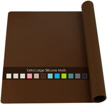 Tapete de silicone QPIX DIGITAL Extra Large Coffee 70cm x 50cm