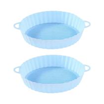 Tapete de Silicone Resistente ao Calor para Fritadeira de Ar - Formato Redondo