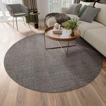 Tapete de Sisal Natural Basico Onix Redondo 2,50