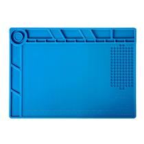 Tapete de solda Kaisi S-140 com isolamento magnético de silicone 35x25cm