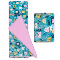 Tapete de Soneca de Pelúcia Wildkin para Meninos e Meninas - Com Cobertor