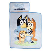 Tapete de Soneca Infantil NoJo Bluey com Travesseiro e Cobertor Tapete de Soneca Infantil NoJo Bluey com Travesseiro e Cobertor