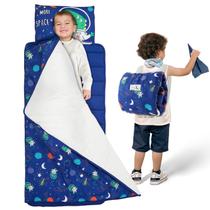 Tapete de Soneca Infantil Safotad com Travesseiro e Cobertor de Pelúcia Removíveis