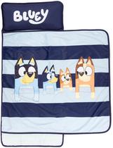 Tapete de soneca Jay Franco Bluey Sleepy Time com travesseiro e cobertor