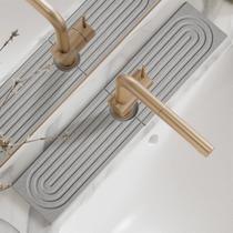 Tapete de torneira eormoe para pia de cozinha Diatomaceous Earth Grey