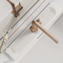 Tapete de torneira ZREVSB, bandeja de secagem rápida de diatomita, 60 cm, protetor contra respingos