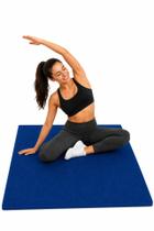 Tapete de Yoga Antiderrapante 10mm Super Grosso para Pilates, Alongamentos, Academia e Exercícios