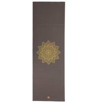 Tapete de yoga antiderrapante pvc premium eco 4.5mm 183cm x 60cm Rishikesh estampado Mandala dourada, durabilidade