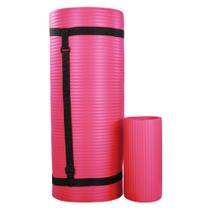 Tapete de Yoga BalanceFrom 180x61 cm com Almofada para Joelhos e Blocos Opcionais