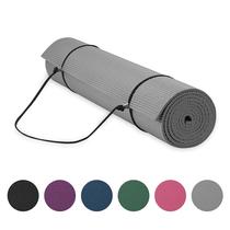 Tapete de Yoga Gaiam Essentials 6 mm Antiderrapante com Alça