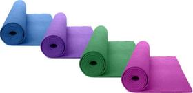 Tapete de yoga personalizado para ioga com estampa de 6 mm, de alta qualidade, ecológico, dobrável CINZA
