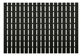 Tapete Deck Pvc 61x43cm Retangular Preto Kapazi