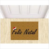 TAPETE DECORAÇÃO DE NATAL GORRO PAPAI NOEL. DECORAÇÃO DE FELIZ NATAL PARA QUARTO SALA BANHEIRO 60x40 CM