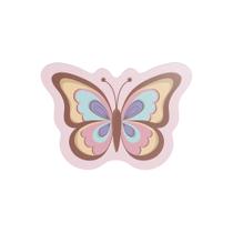 Tapete Decorativo Infantil Neoprene 2mm Borboleta 135x95cm
