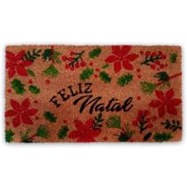 Tapete Decorativo Natalino 33x60cm Feliz Natal Capacho - RIO DE OURO