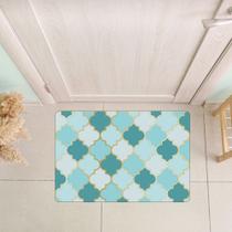 Tapete Decorativo para Porta Azulejo Azul - 40x60cm - Sua Casa Shop