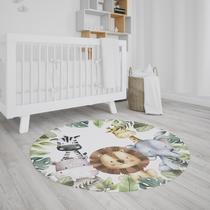 Tapete Decorativo Quarto Infantil Neoprene Zoológico 1,40m