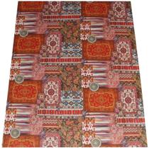 Tapete Desenho Patchwork Mix Tapeçaria Multicolor 2,50 x 3,00m