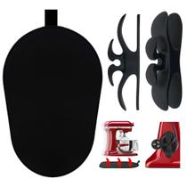 Tapete deslizante para batedeira KitchenAid com 2 acessórios pretos KIDOT