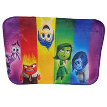 Tapete Divertidamente Infantil Sublimado Flannel Vários Personagens Impressão Digital Antiderrapante