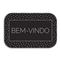 Tapete Divertido Bem-Vindo Único