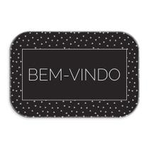 Tapete Divertido Bem-Vindo Único