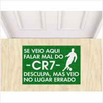 Tapete divertido se veio falar mal do cr7, tapetes divertidos e tematicos.