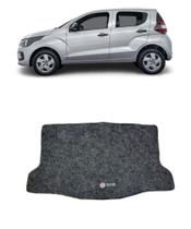 Tapete do Porta Malas Carpete Fiat Mobi 2020 Com Logo Bordado Grafite-400.336GRF Tapete do Porta Malas Carpete Fiat Mobi 2020 Com Logo Bordado Grafite-400.336GRF