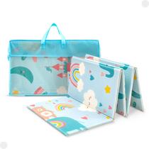 Tapete Dobrável Baby Arco Íris Dupla Face 18091 - Buba