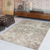 Tapete Dolce Fit 2,00 m x 2,40 m Cor: Marfim/Marrom Jolitex