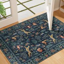 Tapete DUKINO 2x3 lavável para animais de entrada, antiderrapante, azul marinho Tapete DUKINO 2x3 lavável para animais de entrada, antiderrapante, azul marinho