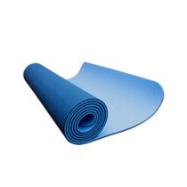 Tapete dupla face para yoga em polyester 183x61 azul - OEX