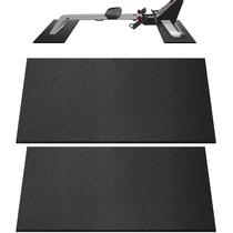 Tapete duplo Mat Crostice compatível com Peloton Bike & Concept 2 Tapete duplo Mat Crostice compatível com Peloton Bike & Concept 2