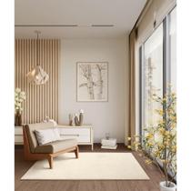 Tapete Ecletik Off-White 100x150cm Tapetes São Carlos