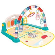 Tapete Educativo Interativo Musical Teclado Azul Guta Guti Bebê