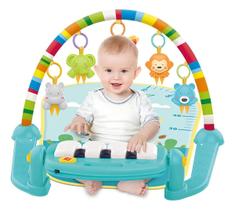 Tapete Educativo Interativo Teclado Musical Verde Gnasio com melodias e luzes até os 3 anos do bebe Tapete Educativo Interativo Teclado Musical Verde Gnasio com melodias e luzes até os 3 anos do bebe