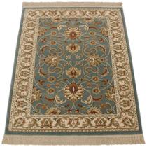 Tapete Egípcio Clássico Persa Ziegler Industrial Super Luxo 1 Milhão de Pontos Verde Creme e Bege 2,00 x 2,50m Tapete Egípcio Clássico Persa Ziegler Industrial Super Luxo 1 Milhão de Pontos Verde Creme e Bege 2,00 x 2,50m