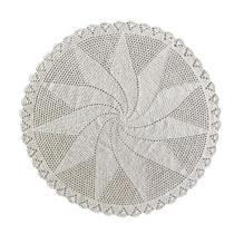 Tapete em Crochê Redondo 5R 1,50m de Diâmetro Feito a Mão Para Quarto Ou Sala