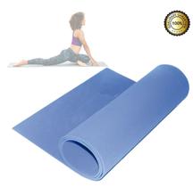 Tapete Em Eva Mat Para Yoga Pilates 180 X 60 Cm X 5Mm Azul