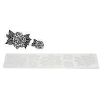 Tapete Em Silicone Para Decoração Bolo Doce Luxo Silikomart