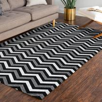 Tapete em Tecido Jacquard com Látex 1,35 m x 2,00 m - Kiev Preto