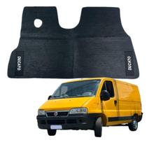 Tapete Emborrachado Antiderrapante com nome Bordado Para Van Ducato 1997 a 2017 - R4141