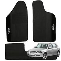 Tapete Emborrachado Para Gol Quadrado G2 G3 G4 Carpete 2008 2009 2010 2011 2012 2013 Kit Automotivo