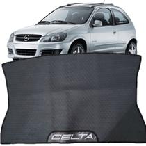 Tapete emborrachado para porta mala malas especifico do carro chevrolet celta 2 e 4 portas 2000 a 2012