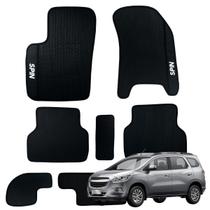 Tapete Emborrachado Para Spin SUV 7 Lugares Kit Automotivo Borracha 7 peças Tapete Emborrachado Para Spin SUV 7 Lugares Kit Automotivo Borracha 7 peças