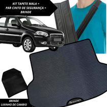 Tapete Emborrachado Porta Malas Siena 2014 a 2023 + 2 Capas Cinto Segurança Acessório Carro Tapete Emborrachado Porta Malas Siena 2014 a 2023 + 2 Capas Cinto Segurança Acessório Carro