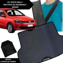 Tapete Emborrachado Porta Malas Voyage G6 2013 a 2016 + 2 Capas Cinto Segurança Acessório Automotivo Tapete Emborrachado Porta Malas Voyage G6 2013 a 2016 + 2 Capas Cinto Segurança Acessório Automotivo