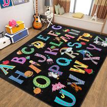 Tapete Engree ABC Alphabet 150x210 cm para crianças com encosto de borracha