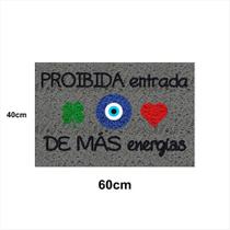Tapete Entrada Para Atrair Boas Energias Decorativa 60X40 Tapete Entrada Para Atrair Boas Energias Decorativa 60X40