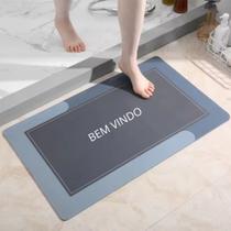 Tapete Entrada Porta Casa Bem Vindo Capacho Emborrachado Tapete Entrada Porta Casa Bem Vindo Capacho Emborrachado